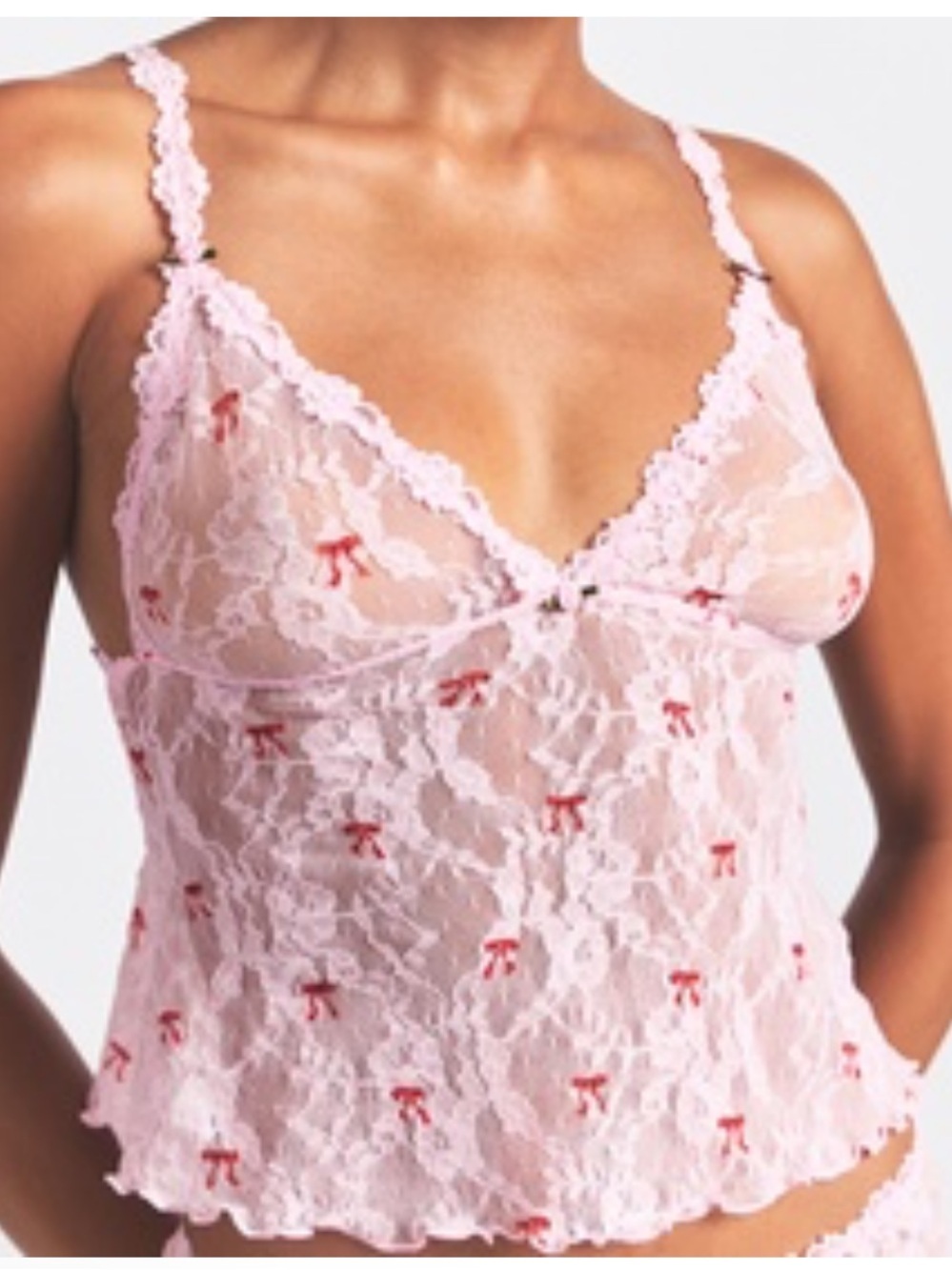 SKIMS STRETCH LACE  CAMI XS